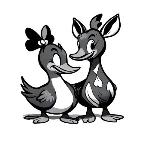 Disney Duck And Doe