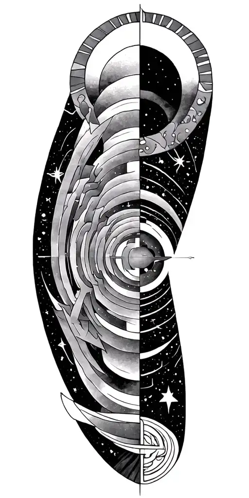 Celestial Alignments With A Maze-like Design