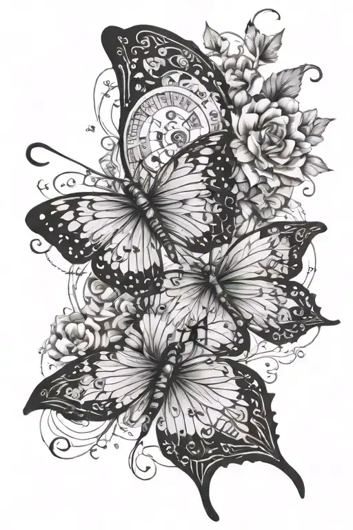 Zodiac Sign And Butterfly Should Be Elongated