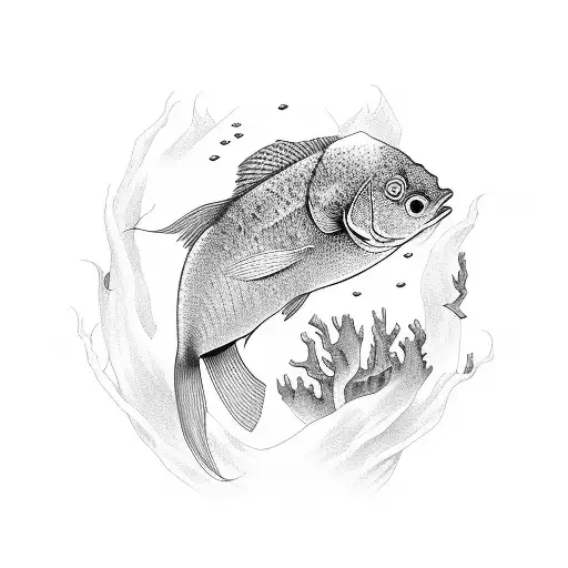 Coi Fish Life And Death Duality Symbol