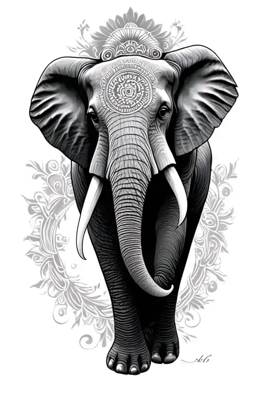 Elephant Adorned