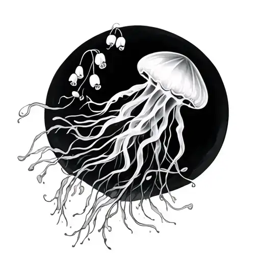 Lily Of The Valley And Jellyfish