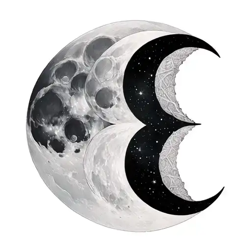 Phases Of Moon Spine