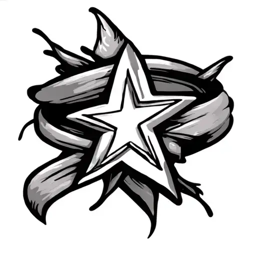 Foot Bracelet With A Star