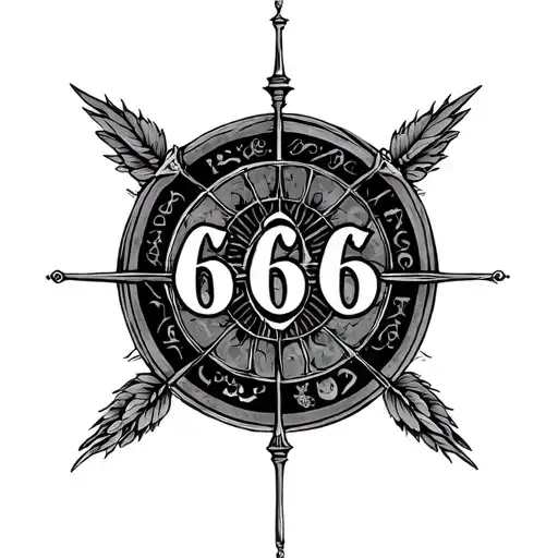 The Number 666 With The Zodiac Sign Libra