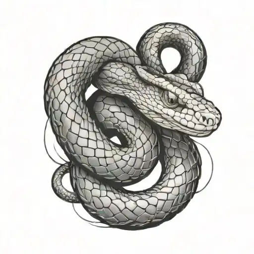Coiled Snake