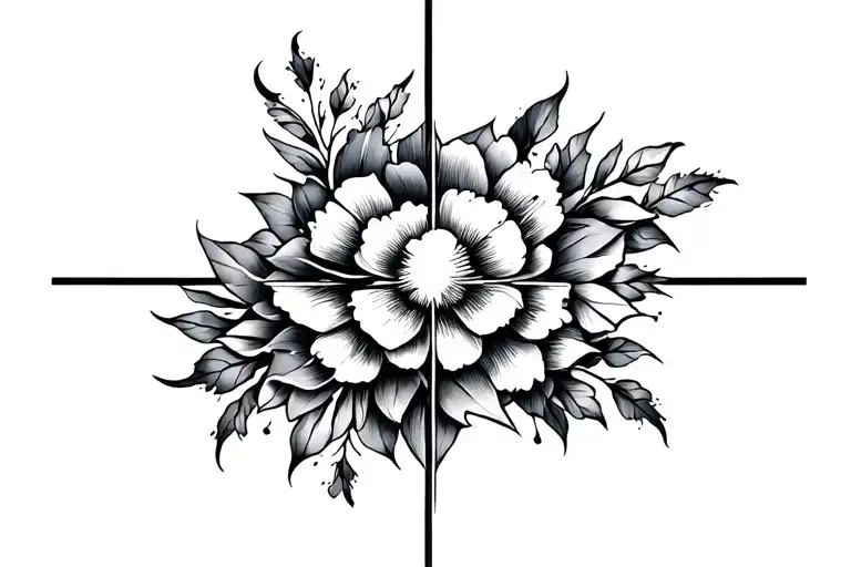 Floral And Geometric Design