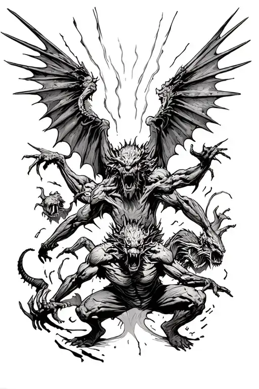 Angles Fighting Demons Crawling Out Adhd