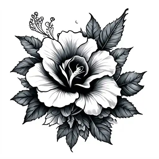 Pisces And Roses Mayflowers Hibiscus