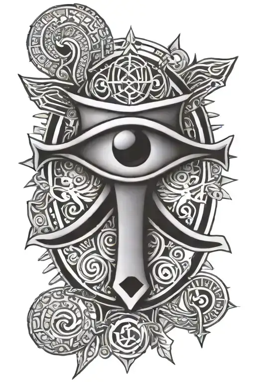 Ankh Symbol With Eye