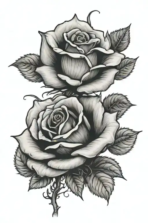 Rose With A Name For The Stem Wrapped