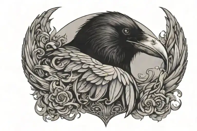 Crow Smoke Forming The Shape