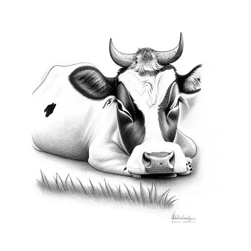 Cow Sleeping