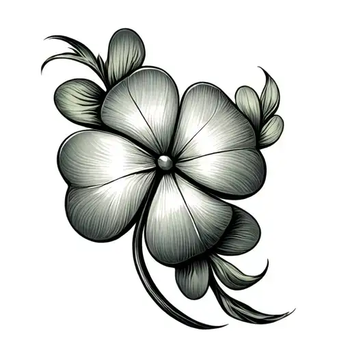 Four Leaf Clover Intertwined