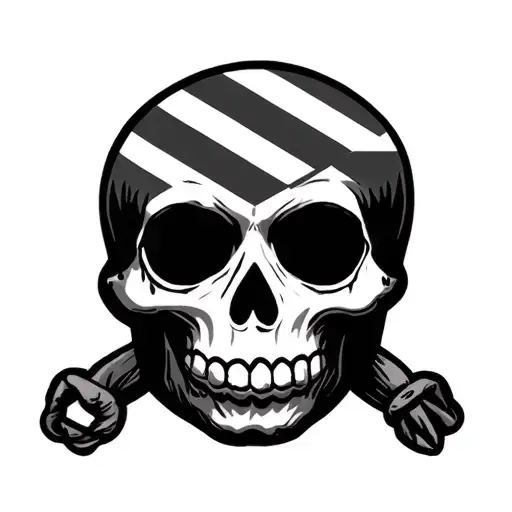 Puerto Rican Flag Sugar Skull