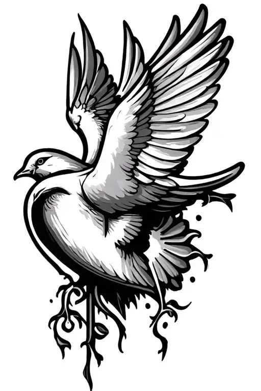 Church Broken Heart Dove