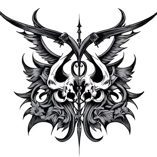 Gothic Sigilism Twin Sleeve