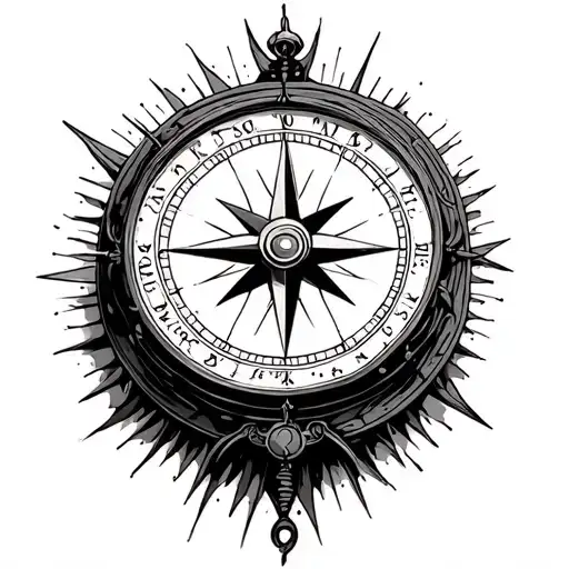 Compass And Clock