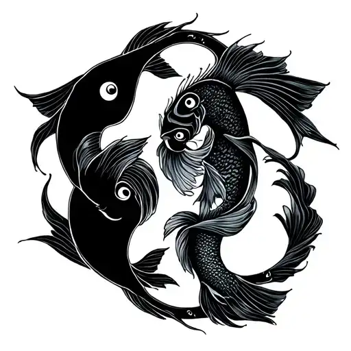 2 Fish Yin And Yan