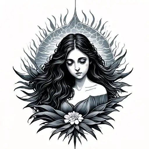 Mother Deceased Palmen Sea