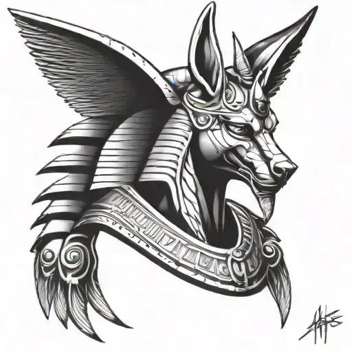Egyptian God Anubis