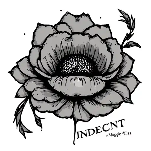 Minimalistic Fine Line Based On The Song Indecent By Maggie Miles