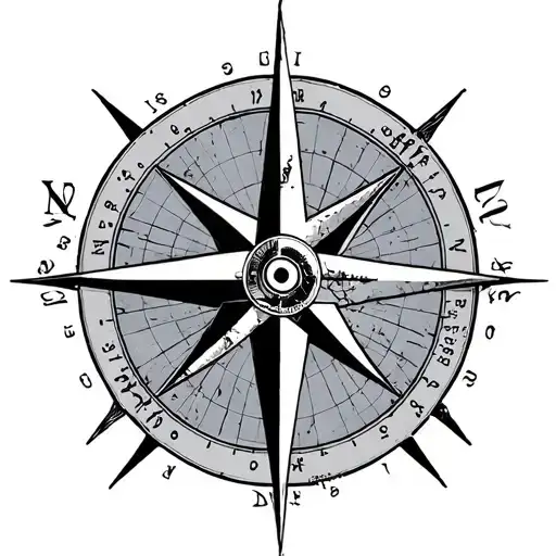 Wind Rose And Gps Coordinates