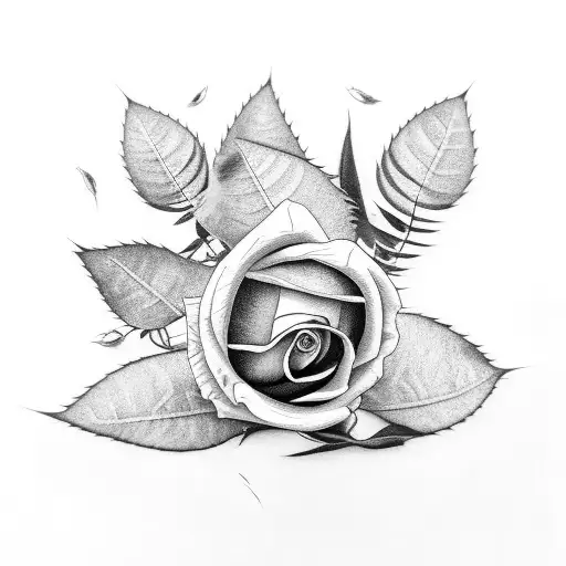 Eucalyptus With Rose