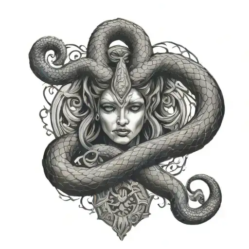 Lilith Horns Snake God