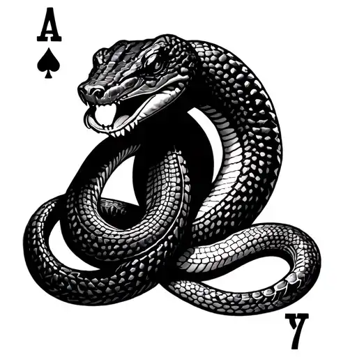 Snake Around Cards