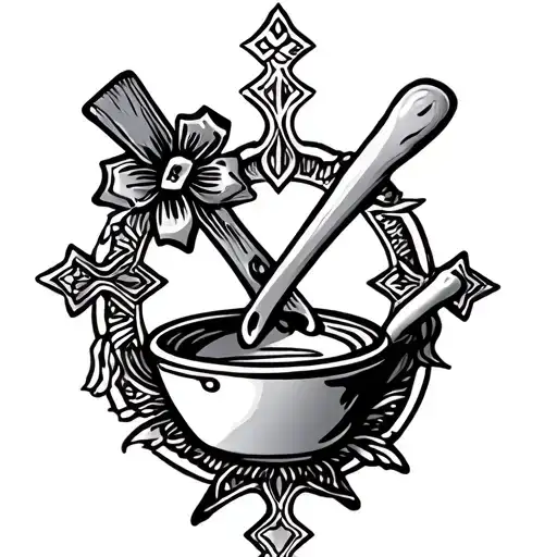 Girly Crosses And Cooking Memorial