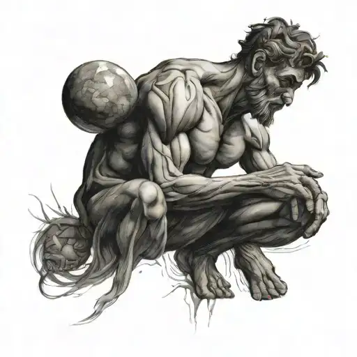 Atlas Holding The Universe