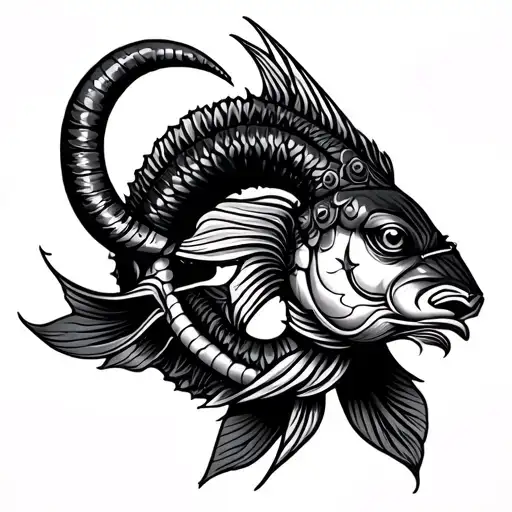 End Tattoo Harmonious Astrological Vegetable Sagittarius Capricorn Cancer Fish