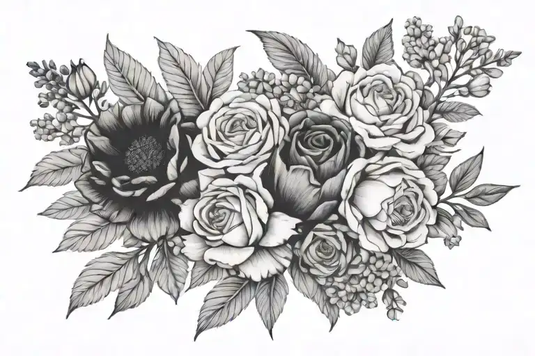 Birth Flower Bouquet