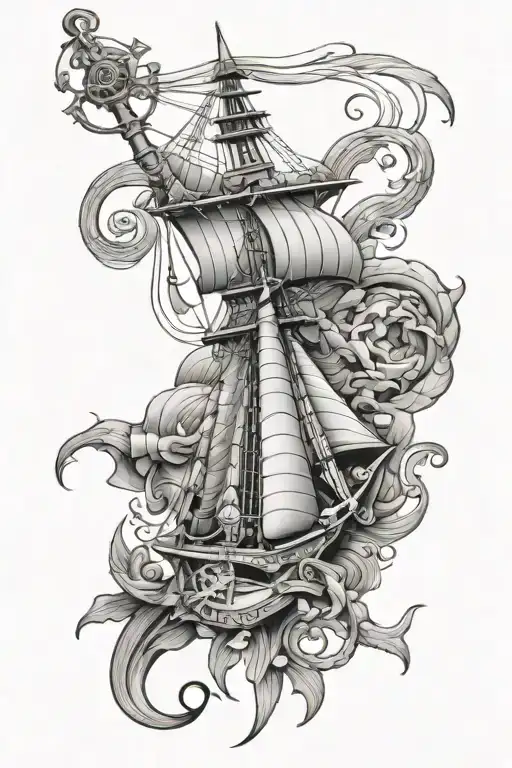 Nautical Arm Sleeve