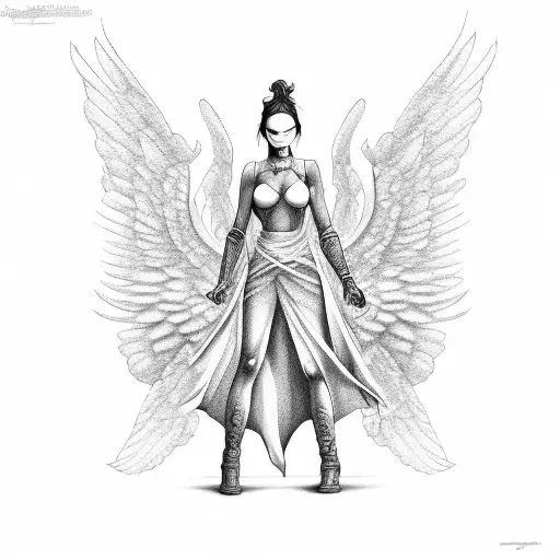 Heaven Gates With Woman Angels