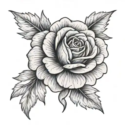 Rose Cosmo Aster Marigold Flower