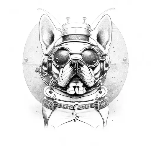 Steampunk Dog Print