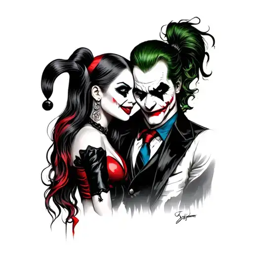 Harley Quinn And Joker