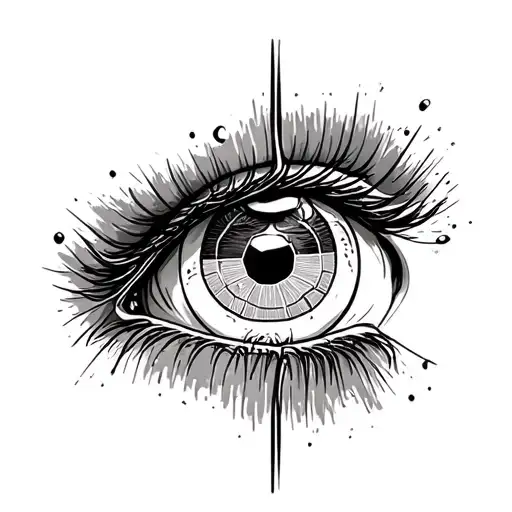 Soccer Field Inside Of An Eye