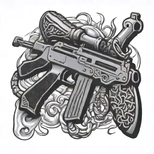 Ak47 With Scorpion Crawl On It