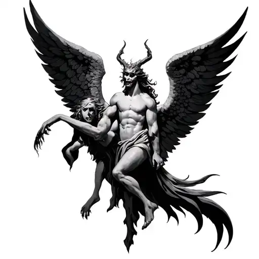 Heaven And Hell Angel And Demon