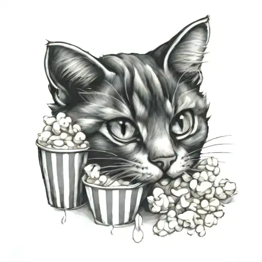 Cat Popcorn