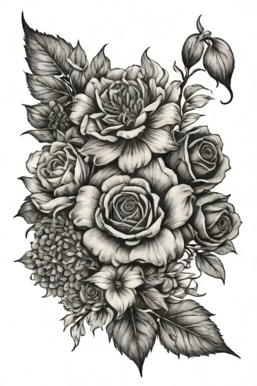 Birth Flower Bouquet