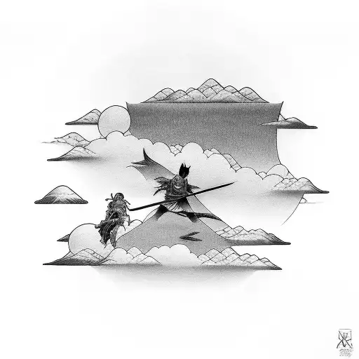 Katana In The Clouds