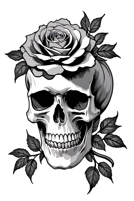 Skull And Roses
