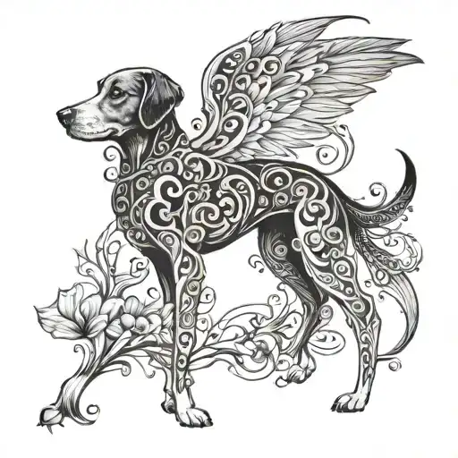 Filigree And Bird Dog