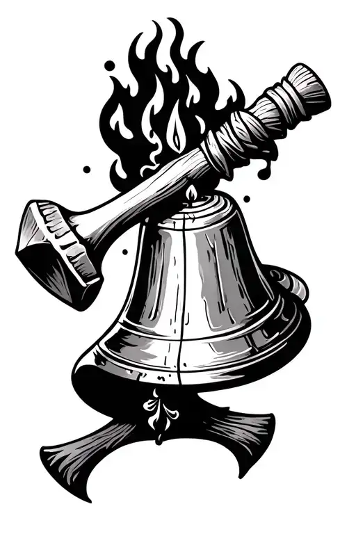 Candles Incense God Bells Anvil Fire Hammer Gold