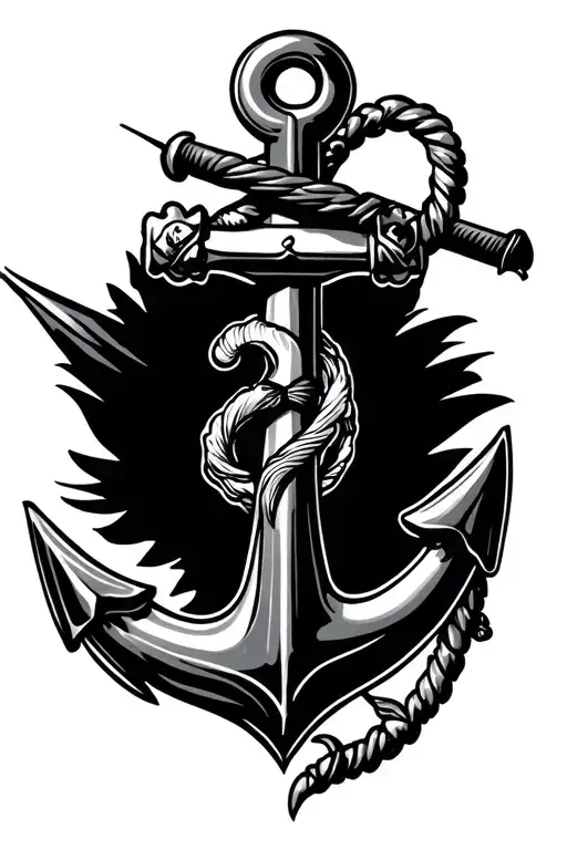 Add A 3 Blade Above An Anchor On Bottom