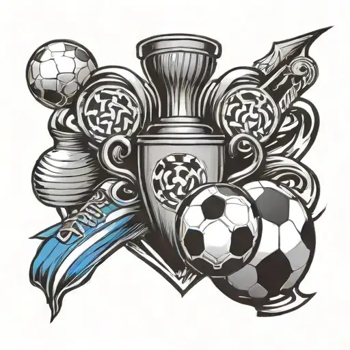 Love Heart Worl Cup Football Image